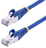 STARTECH NLBL-1M-CAT8-PATCH Ethernet Cable, 1m Blue CAT8 Ethernet Cable, Snagless, 25G/40G, 100W PoE, S/FTP, 26AWG, LSZH