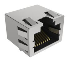 AMPHENOL COMMUNICATIONS SOLUTIONS RJE4B1881401 Modular Connector, RJ45 Jack, 1 x 1 (Port), 8P8C, Through Hole Mount