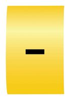 MULTICOMP PRO MP015620 Wire Marker, K-Type, Carrier, - (Minus), Black, Yellow, 6mm, 7 mm