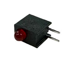 MULTICOMP PRO BL-33P-1 Circuit Board Indicator, Red, 1 LEDs, Through Hole, T-1 (3mm), 20 mA, 10 mcd