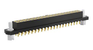 HARWIN M80-4034242 PCB Receptacle, Board-to-Board, 2 mm, 2 Rows, 42 Contacts, Panel Mount, Through Hole Mount