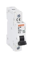 LOVATO ELECTRIC P1MB1PB01 Thermal Magnetic Circuit Breaker, B Trip Curve, IP20/10 kA, P1MB Series, 1 A, 1 Pole, 80 V, 230 V