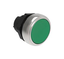 LOVATO ELECTRIC LPCB103 Switch Actuator, Spring Return, Flush, Green, Lovato PLatinum Series 22mm Pushbutton Switches