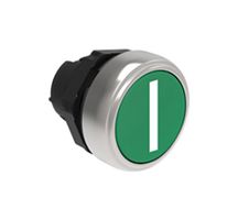 LOVATO ELECTRIC LPCB1113 Switch Actuator, Spring Return, Flush, Green, Lovato PLatinum Series 22mm Pushbutton Switches