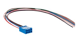 SICK DOL-0B08-G0M2XB1 Cable Assembly, 0.24 mm², Wire to Board Receptacle to Free End, 8 Ways, 200 mm, 7.9 "
