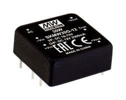 MEAN WELL SKMW30F-05 Isolated Through Hole DC/DC Converter, ITE & Industrial, DIP, 4:1, 30 W, 1 Output, 5 V