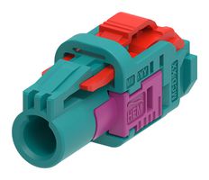 MOLEX 207911-8130 RF / Coaxial Connector, Key Z, w/CPA, Water BLU, Mini FAKRA Coaxial, Straight Jack, Crimp, 50 ohm
