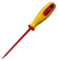 MULTICOMP PRO MP016320 Screwdriver, VDE Insulated, PP/TPR, T8 x 100mm
