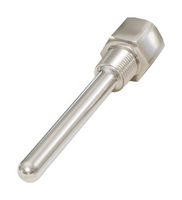 ACI A/2.5" Thermowell, 2-Part Welded, 6.6mm Bore, 304 SS, 63.5mm Insert Length, 9.52mm Straight Shank, 264.4bar