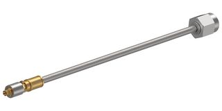 HUBER+SUHNER 32024E-29981SV2CR3-29094KCR-6 RF / Coaxial Cable Assembly, VITA 67.3, 6 ", 152.4 mm, MINIBEND LR, 50 ohm