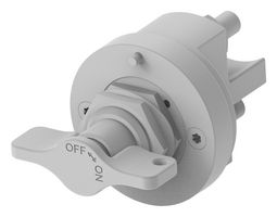 TE CONNECTIVITY - KISSLING 35-413-130-R Battery Disconnect Switch, Manual, Removable, Red, T Handle, 1Pole, 400A, 32VDC, M10, Centre