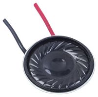 SAME SKY CLS0201MA-L152 Speaker, 8 ohm, 86 dB, 600Hz to 20kHz, Round, 0.5 mW, 750 Hz Resonant
