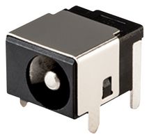 SAME SKY PJ-051B DC Power Connector, Jack, 2.5 A, 2.5 mm, Through Hole Right Angle, Solder