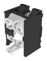 EAO 704.907.5-1 Contact Block, SPST-NC/NO, Push In, 2 Pole, 6 A, 250 V, EAO 04 Series Selector Switches