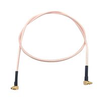 MUELLER ELECTRIC BU-4150069018 RF / Coaxial Cable Assembly, 18 ", 457.2 mm, RG316, MMCX Right Angle Plug, MMCX Right Angle Plug