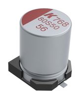 KEMET A768EB336M1GLAE045 Polymer Aluminium Electrolytic Capacitor, 33 µF, 40 V, Radial Can - SMD, 0.045 ohm