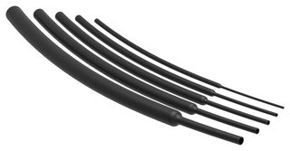 TE CONNECTIVITY - RAYCHEM NB15492001 Heat Shrink Tubing, 2:1, 0.046 ", 1.17 mm, Black, 4 ft, 1.22 m