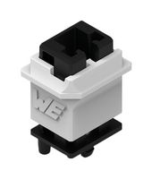 WURTH ELEKTRONIK 491102011 Connector Housing, Black/White, WR-WSP Series, Receptacle, 1 Ways