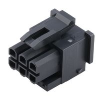 MOLEX 221626-0061 Connector Housing, Black, Micro-Fit+ OCP M-PIC 221626 Series, Receptacle, 12 Ways