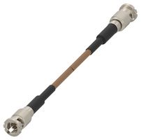 TE CONNECTIVITY 2510982-1 RF / Coaxial Cable Assembly, 18 ", 457 mm, RG316, High Density BNC Plug, High Density BNC Plug