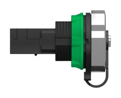 SCHNEIDER ELECTRIC XB5PUSB3SP2 USB Sealed Connector, Metal Screw Cover, USB Type A, USB 3.0, Receptacle, 8 Positions, Panel Mount