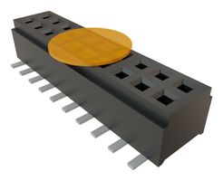 SAMTEC CLM-110-02-L-D-K-TR PCB Receptacle, Board-to-Board, 1 mm, 2 Rows, 20 Contacts, Surface Mount Straight