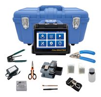 TREND NETWORKS R301-S60K Fusion Splicer Kit, 4 Motor Fusion Splicer, Electrodes, Cooling Tray, Cleaver, Stripper, Shears