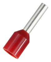 MULTICOMP PRO MP016681 Wire Ferrule, Single Wire, 16 AWG, 1.5 mm², 8 mm, Red