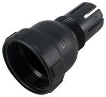 TE CONNECTIVITY M902-2243 Connector Backshell, Backshell, AMP HDP20 Series Size 24 Circular Connectors, 24, 180°