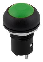 SAME SKY PB3-A-GR-D-67 Industrial Pushbutton Switch, PB3 Series, 12 mm, SPST-NO-DM, Off-On, Round Domed, Green