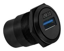 MULTICOMP PRO MP016673 USB Adapter, Black, USB Type A Receptacle, USB Type A Receptacle, USB 3.0