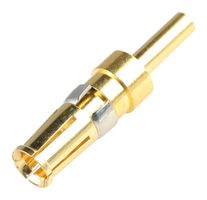MOLEX 201846-0010 Rectangular Power Contact, MultiCat 201846 Series, Gold Plated Contacts, Copper Alloy, Socket