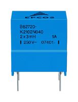 TDK B82720K2152N040 Common Mode Choke, Ring Core, 1.6mH, 1.5A, B82720K Series