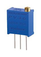 BOURNS PV36Y503C01B00 Trimmer, Multi Turn, Cermet, Top Adjust, 50 kohm, Through Hole, 25 Turns