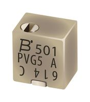 BOURNS PVG5H102C03R00 Trimmer, Multi Turn, Cermet, Side Adjust, 1 kohm, Surface Mount, 12 Turns
