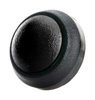 ITW SWITCHES 48-2-RB-N-BK-S Industrial Pushbutton Switch, Snap-Fit, 48-EM Series, 13.6 mm, SPST-NO-DB, Maintained, Round Domed