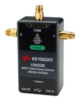 KEYSIGHT TECHNOLOGIES U9422B/-002/-202/-302 Solid State Switch, SPDT, 2.4mm Connector, 8.1dB Insertion Loss, 70dB Isolation/50GHz, U942xB Series