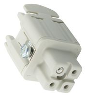 LAPP APAC 10421000 Heavy Duty Connector, EPIC H-A Series, Insert, 3 Contacts, 3A, Receptacle, Screw Socket