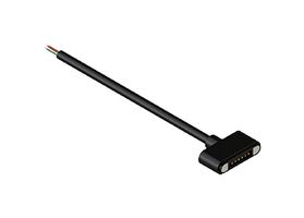 EDAC MCM-YA0-106-2R04VF10 Magnetic Connector Cable Assembly, Rectangular Shape, Magnetic 6 Position Plug, Free End, 1 A