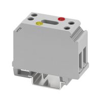 PHOENIX CONTACT 3121025 DIN Rail Mount Terminal Block, Grey, 2 Ways, 20 AWG, 8 AWG, 10 mm², Screw, 41 A