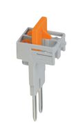PHOENIX CONTACT 3000587 Jumper (Busbar), Grey/Orange, Bridge Bar, Terminal Blocks, 2 Ways, 8.2 mm
