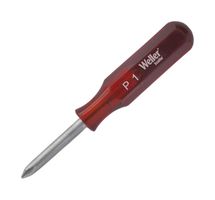 WELLER XCELITE P1N Screwdriver, Phillips, Brown Handle, #1 Tip, 34.1mm L x 4.8mm Dia Blade, 91.2 mm OVL, Classic Series