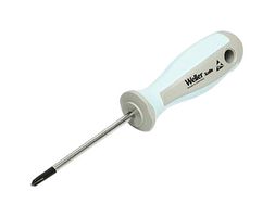 WELLER XCELITE XPE101 Screwdriver, Phillips, Blue Ergo Handle, #1 Tip, 76.2mm L x 4.8mm Dia Blade, 171.5mm OVL