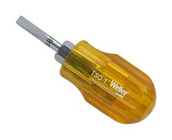 WELLER XCELITE TSD1VN Screwdriver, Stubby, #1 Phillips, 4.76mm Slotted, 2-In-1, Classic Series