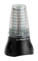 MOFLASH SIGNALLING LEDD125-04-05 Visual Signal Light, IP65, Transparent, Standard Flash/Double Flash/Rapid Flash/Static Mode, 280V