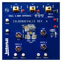 RENESAS ISL8088EVAL1Z Evaluation Board, ISL8088IRZ, Synchronous Buck Regulator, 800mA