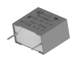 KEMET R46KR422000P0M Safety Capacitor, Metallized PP, Radial Box - 2 Pin, 2.2 µF, ± 20%, X2, Through Hole