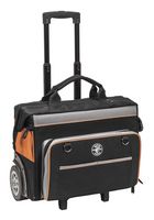 KLEIN TOOLS 55452RTB Rolling Tool Bag, 600D Ballistic Weave, 19" x 14" x 12.5", Tradesman Pro Series