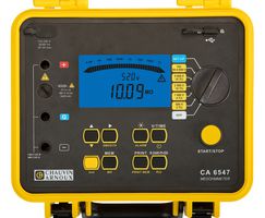 CHAUVIN ARNOUX P01139712 Insulation Tester, Digital Megohmmeter, 500V, 1kV, 2.5kV, 5kV, 10kohm to 10Tohm, -10 °C, 55 °C