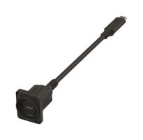NEUTRIK NAUSBC-5G-FL10 USB Cable, Type C Plug to Type C Receptacle, 100 mm, 3.94 ", USB 3.2